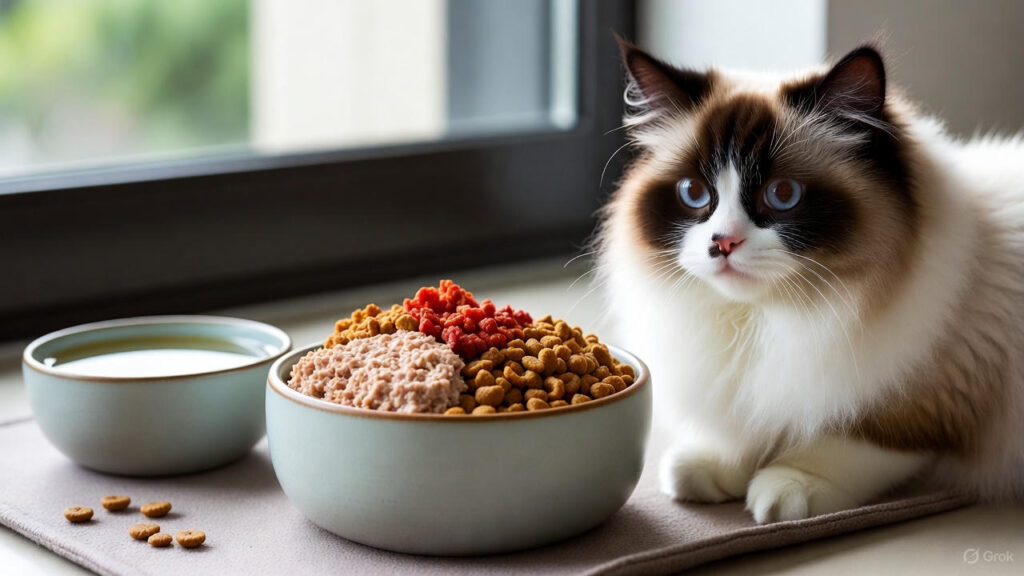 Ragdoll cat diet for healthy companionship and long life