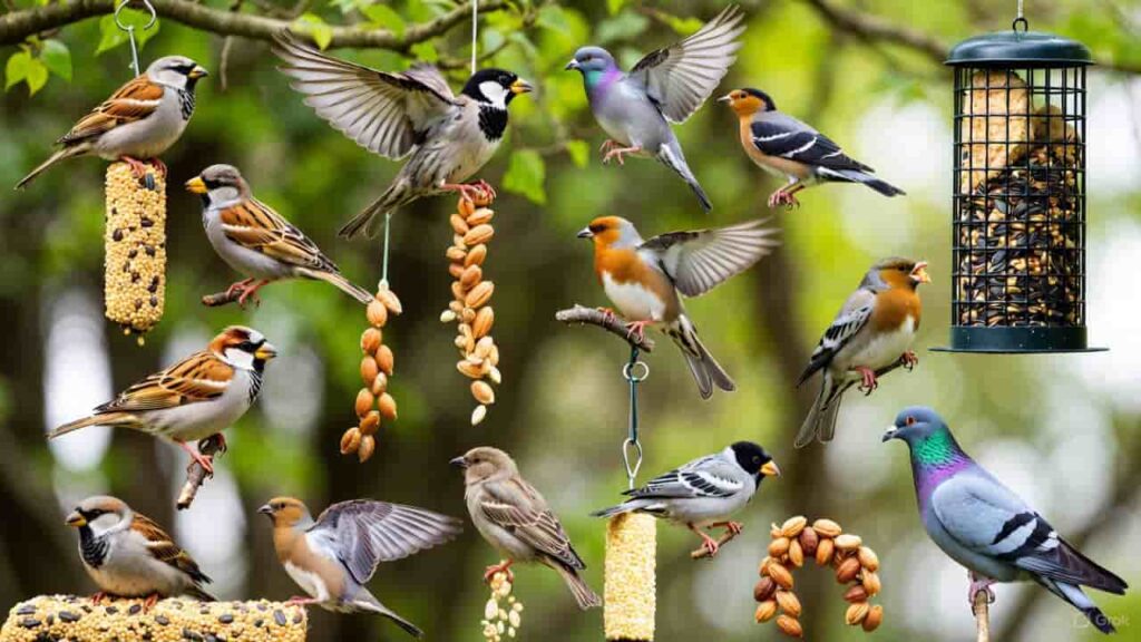 Different bird species require different diets