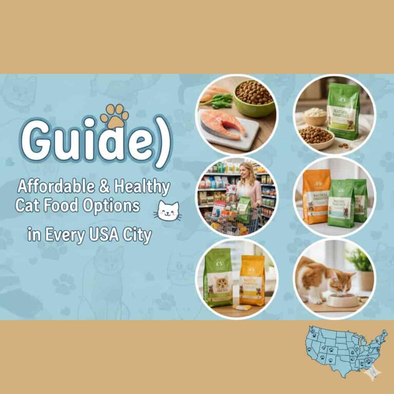 Energetic cat eating high-protein cat food from one of the best USA brands.