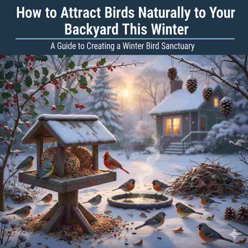 How to Attract Birds Naturally to Your Backyard This Winter