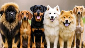 A luxury dog sitting on a velvet couch representing the most expensive dog breeds.