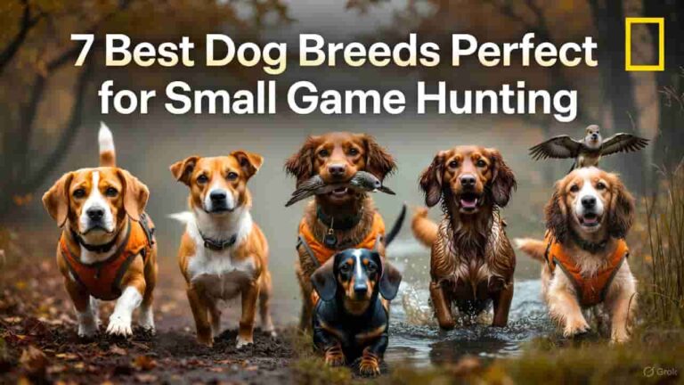 Hunter and dog resting after small game hunt