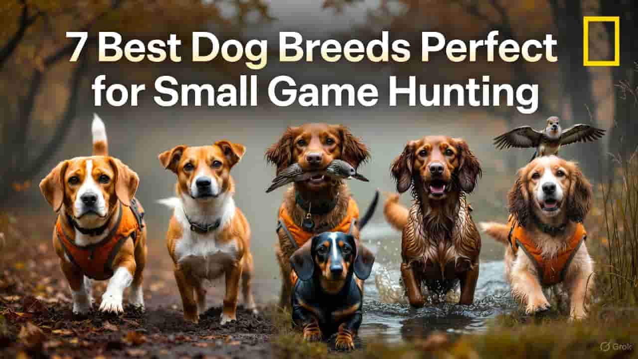 Hunter and dog resting after small game hunt