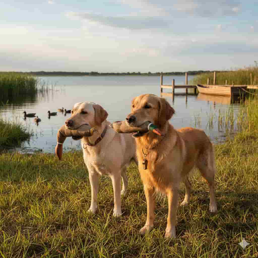 Best bird hunting dog breeds with stunning looks – Labrador, Golden Retriever, and Weimaraner