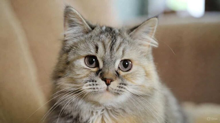“A thoughtful cat sitting indoors, representing how cats remember their owners and how long it takes a cat to forget someone according to scientific research.”