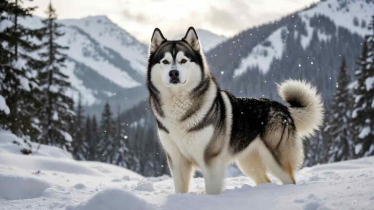 Best dog breeds for winter travel in snowy mountains