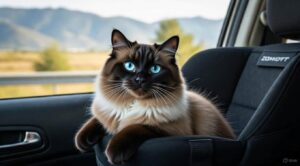 Remarkable Cat breeds for tours in a scenic travel destination with friendly cats and tourists