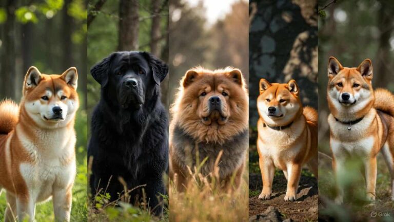 5 Stunning Dog Breeds from Asia – Akita Inu, Tibetan Mastiff, Chow Chow, Shiba Inu, Korean Jindo