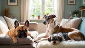 Best dog breeds for calm homes that love long naps resting peacefully indoors