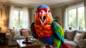 Parrot Screaming loudly inside home due to boredom and attention-seeking behavior
