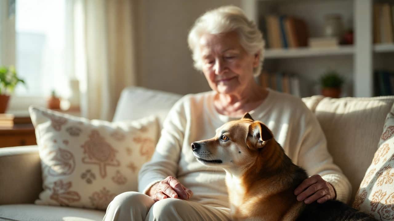 Reliable companion dog breeds for a peaceful senior lifestyle offering comfort and emotional support